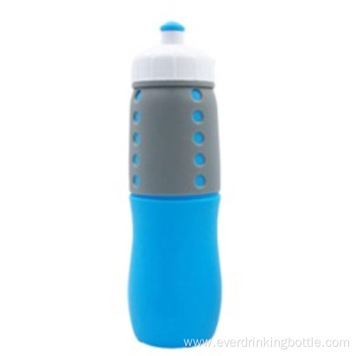 500mL Solid Color Silicone Water Bottle